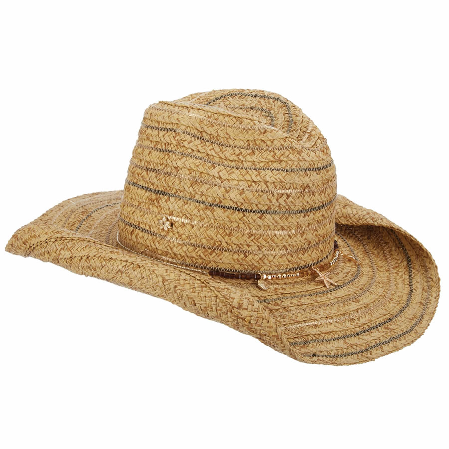 Cappelli Cowboy Charm Hat - Brown
