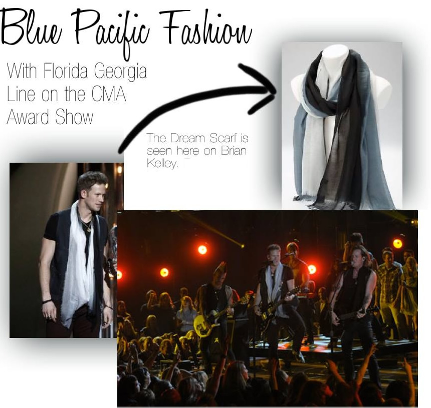 Blue Pacific Fashion Dream Scarf - Black/ White/ Grey