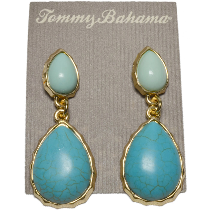 Tommy Bahama Double Stone Drop Earrings