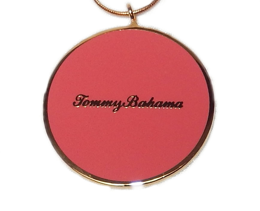 Tommy Bahama Hibiscus Enamel Pendant Necklace