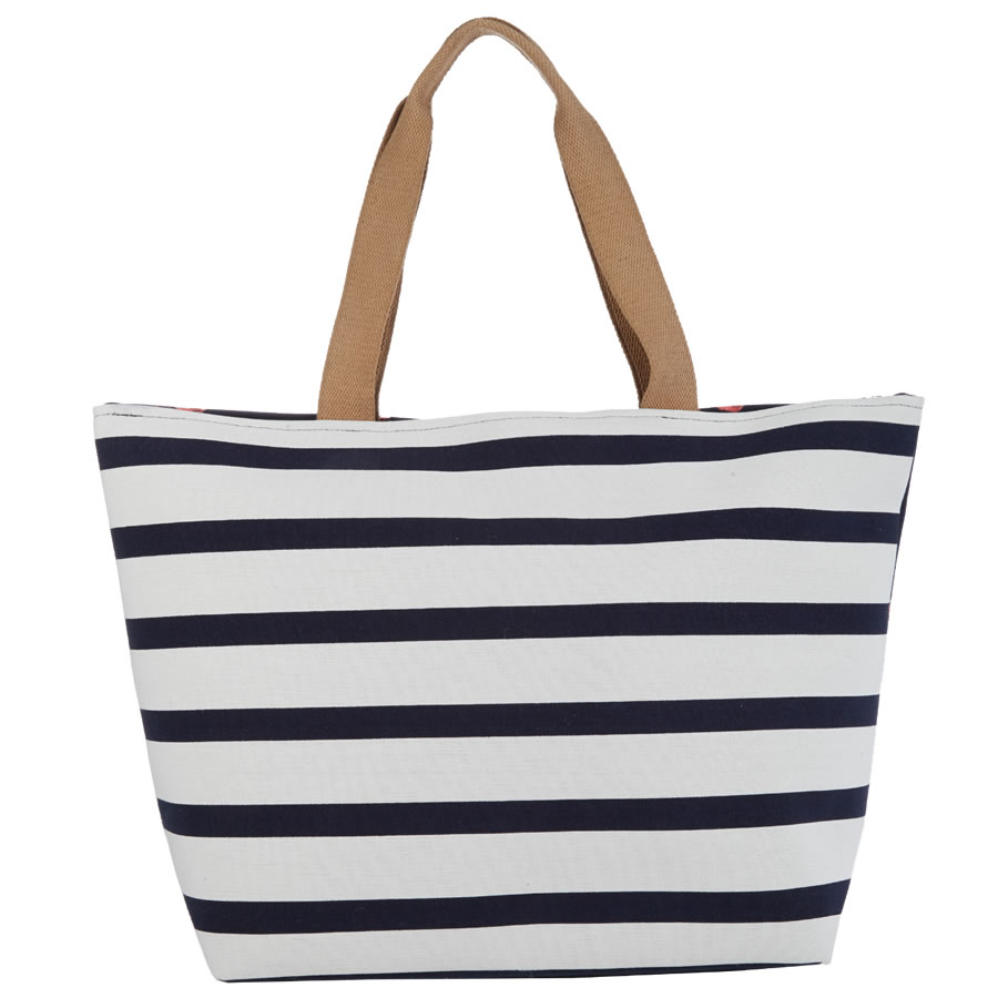 Cappelli Flamingo Double Sided Tote - Navy - Click Image to Close