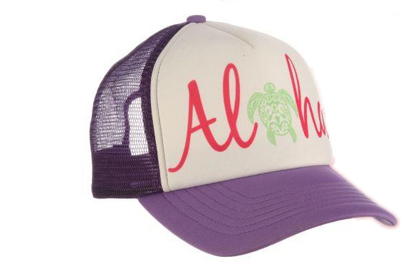 Dorfman Pacific Aloha Hat Purple