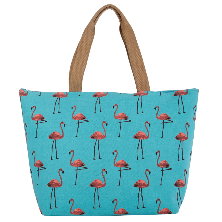 Cappelli Flamingo Double Sided Tote - Turquoise