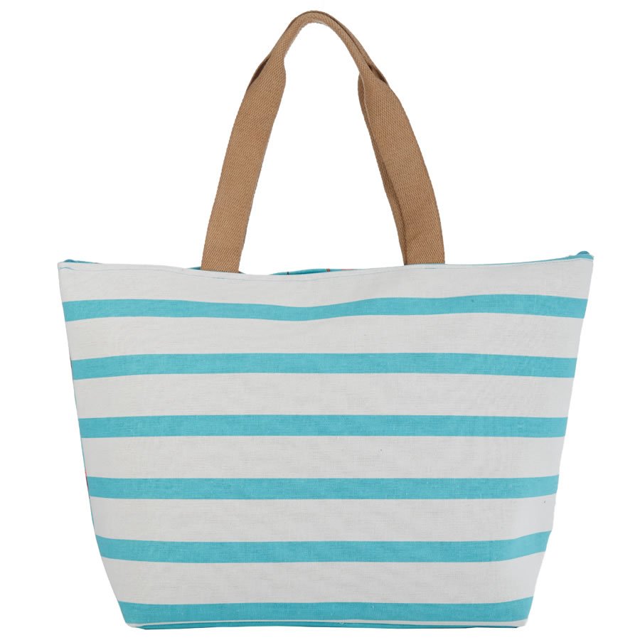 Cappelli Flamingo Double Sided Tote - Turquoise - Click Image to Close