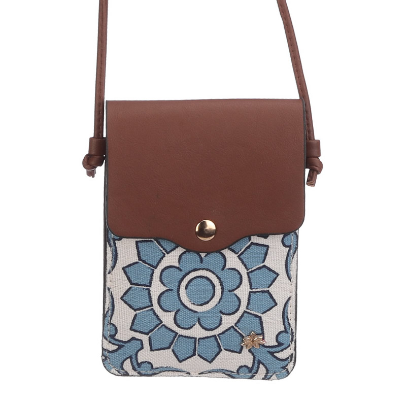 Cappelli Lemoncello Cell Phone Crossbody - Blue