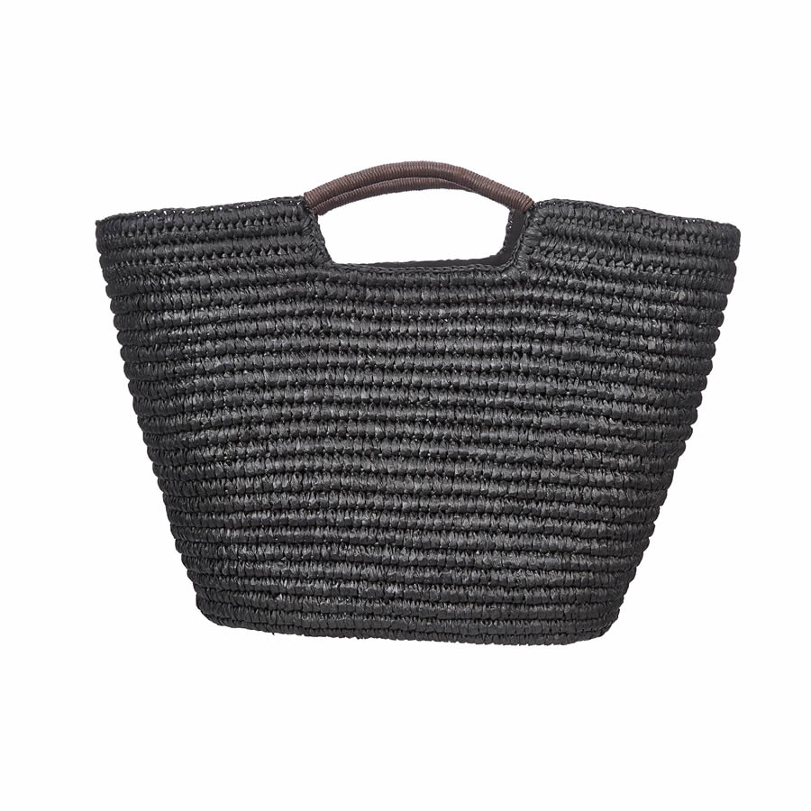 Cappelli Hand Crocheted Toyo Tote - Black