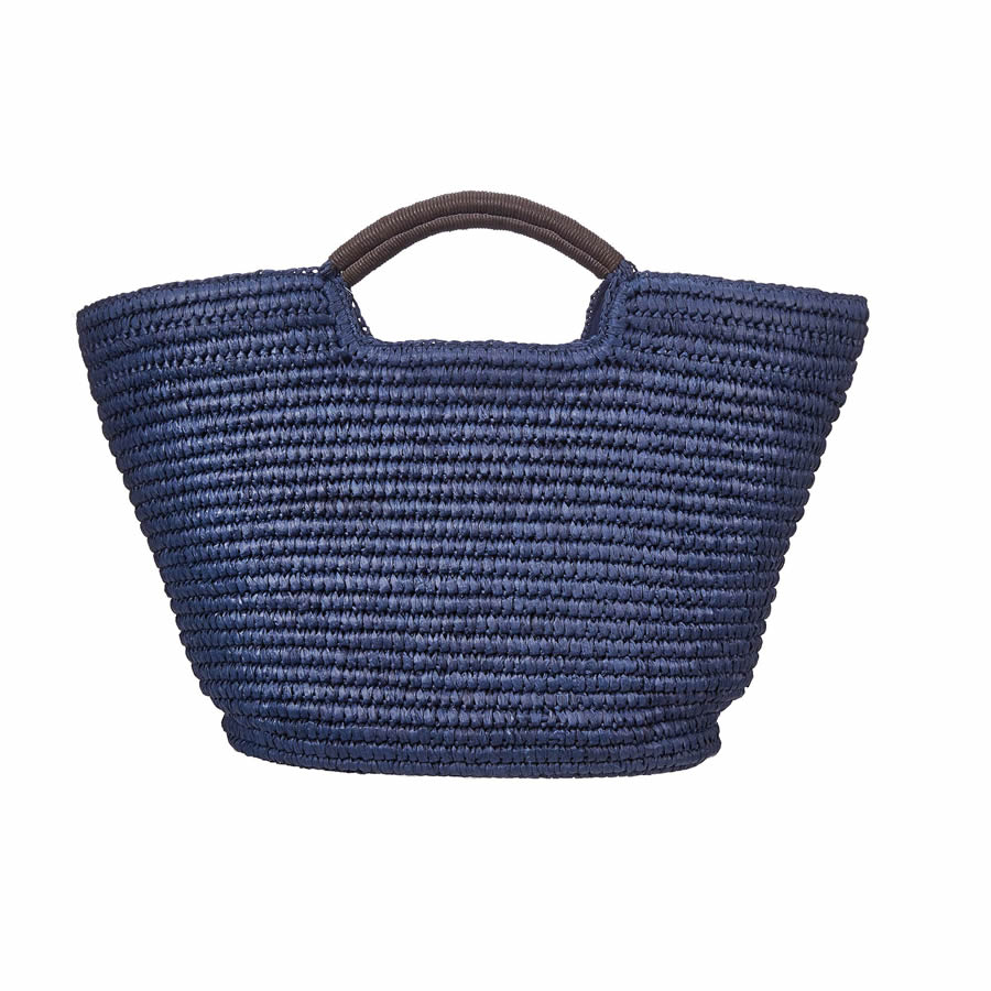 Cappelli Hand Crocheted Toyo Tote - Navy