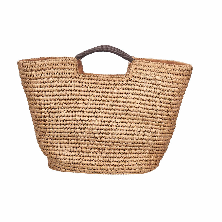 Cappelli Hand Crocheted Toyo Tote - Tan