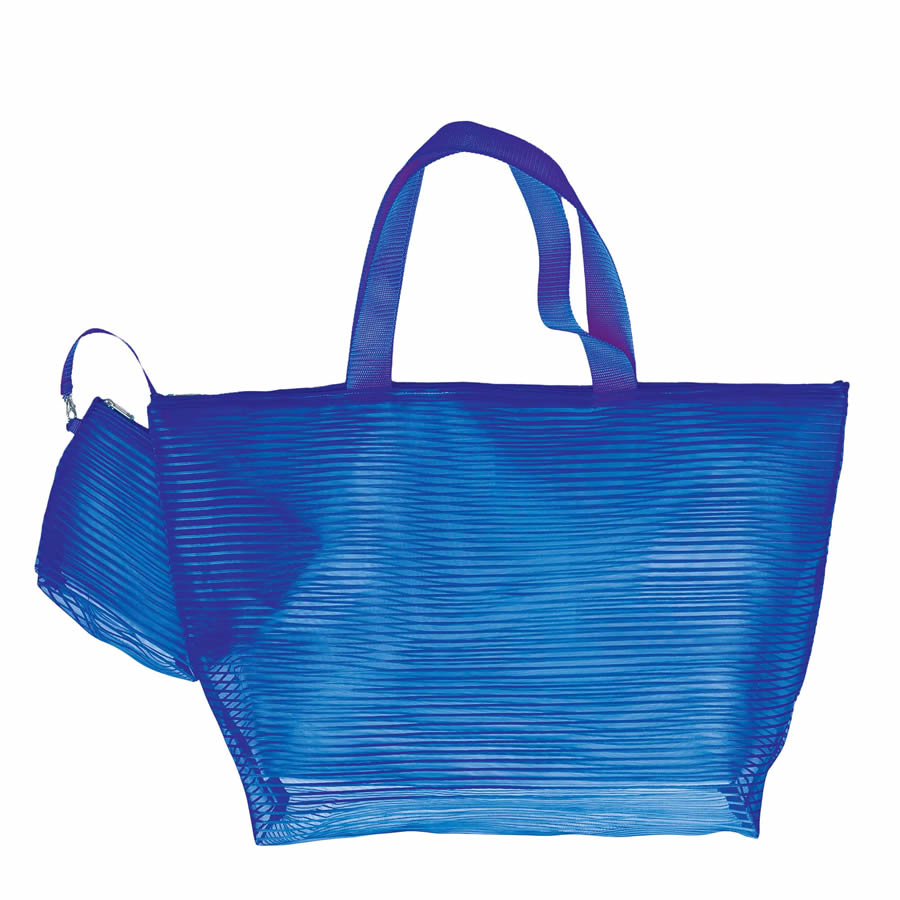 Cappelli Tote & Cosmetics Bag - Royal