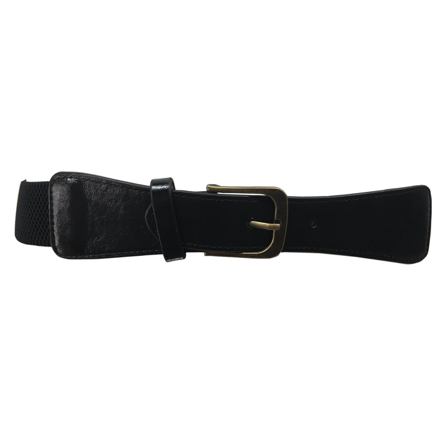 MIKAROSE Stretch Waist Belt - Black