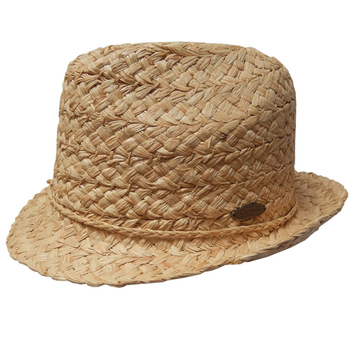 Cappelli Raffia Fedora- Royal