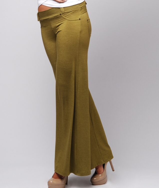 Carilyn Vaile Rich Girl Sweat Pant JerZey- Moss [CV2245J] - $49.00