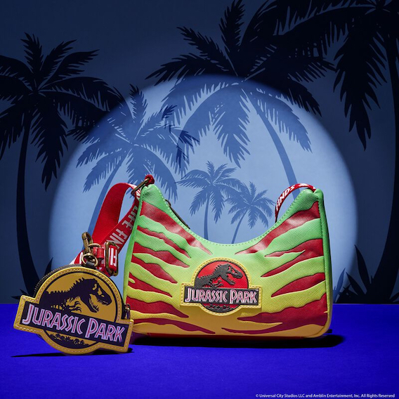Loungefly Jurassic Park 30th Anniversary Life Finds a Way Crossbody Bag - Click Image to Close