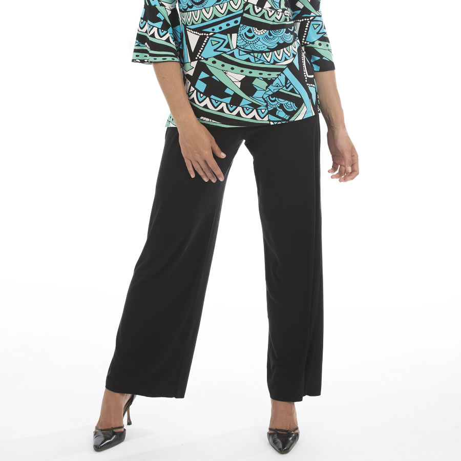Zen-Knits Pull on Pant-Black - Click Image to Close