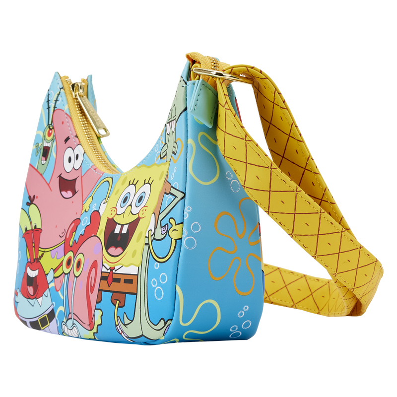 Loungefly SpongeBob SquarePants Group Shot Crossbody Bag