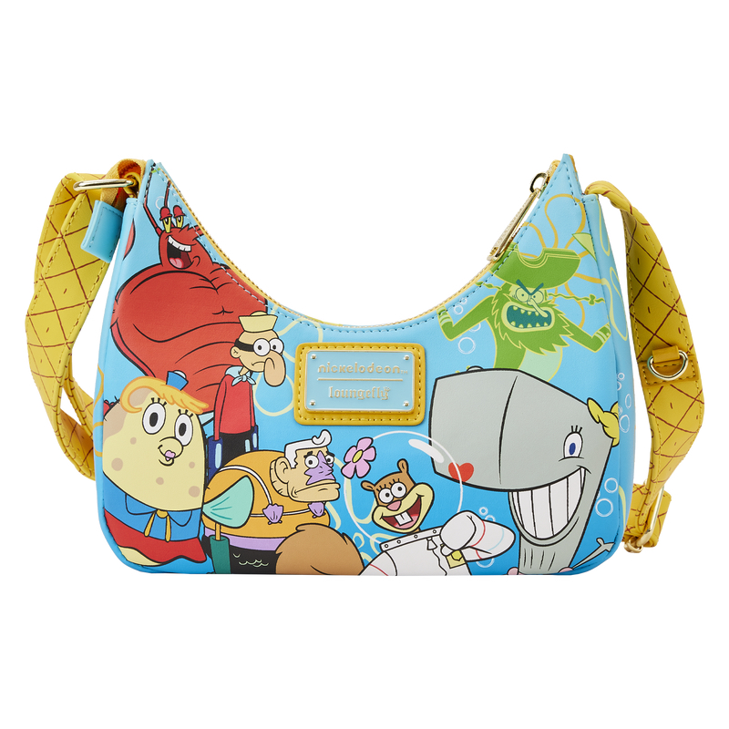 Loungefly SpongeBob SquarePants Group Shot Crossbody Bag