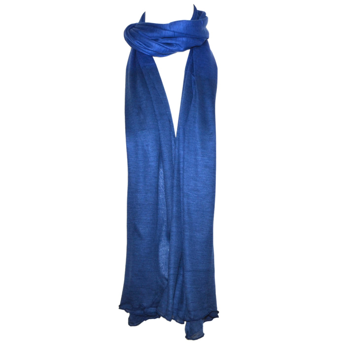 Blue Pacific Fashion Ombre Infinity Scarf - Cobalt