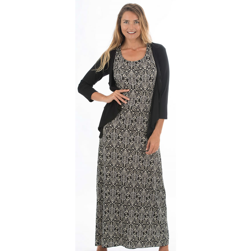 Zen-Knits Maxi Dress - Josephine - Click Image to Close