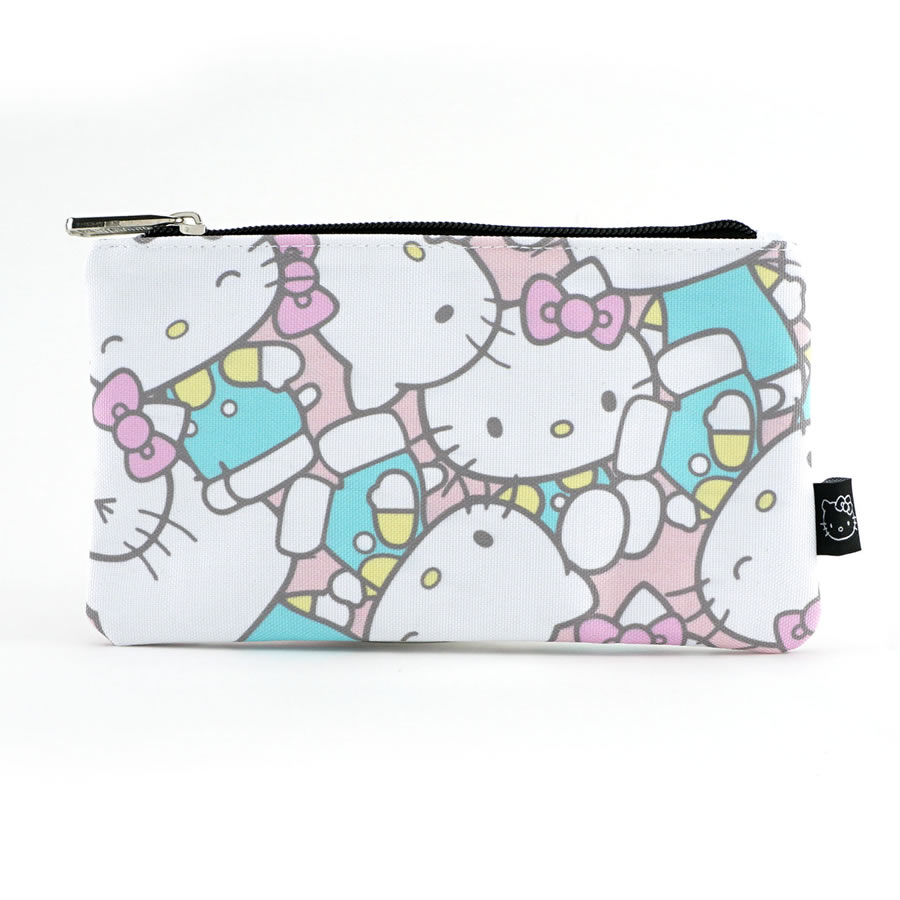Loungefly Hello Kitty Pastel Printed Nylon Coin Cosmetic Bag