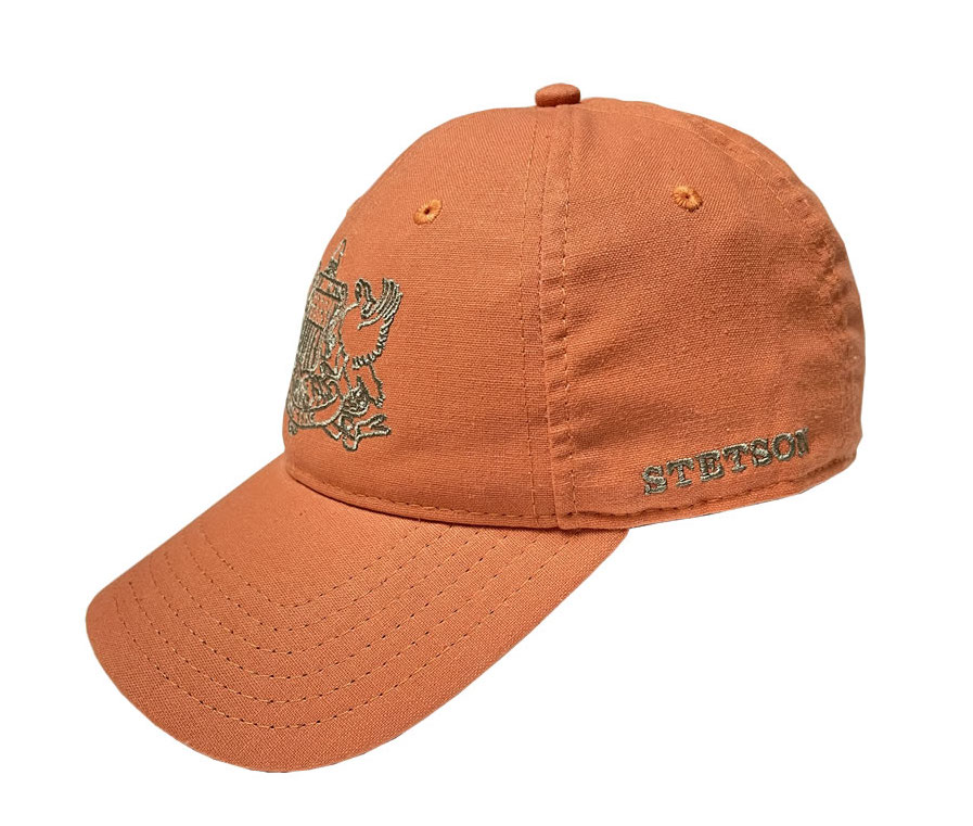 Stetson Crest Panel Cap - Salmon - Click Image to Close