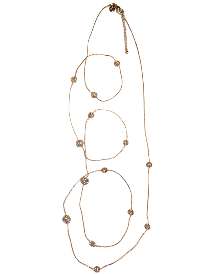 Tommy Bahama Serpentine Long Station Necklace Gold