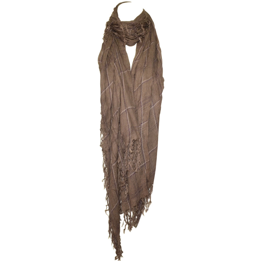 Blue Pacific Fashion Tissue Square Scarf - Taupe