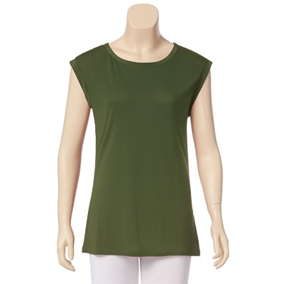 Tommy Bahama Anita Jersey Shell - Green Umber