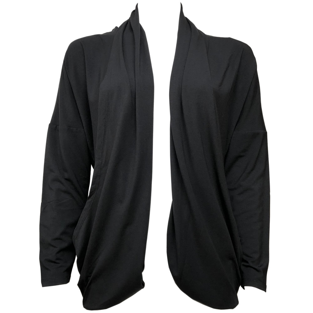 Tommy Bahama Island Cool Jersey Cardigan-Black