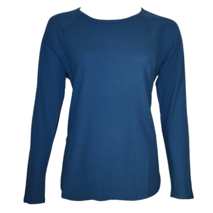 Tommy Bahama Reef Rib Long-Sleeve T-Shirt - Deep Azure