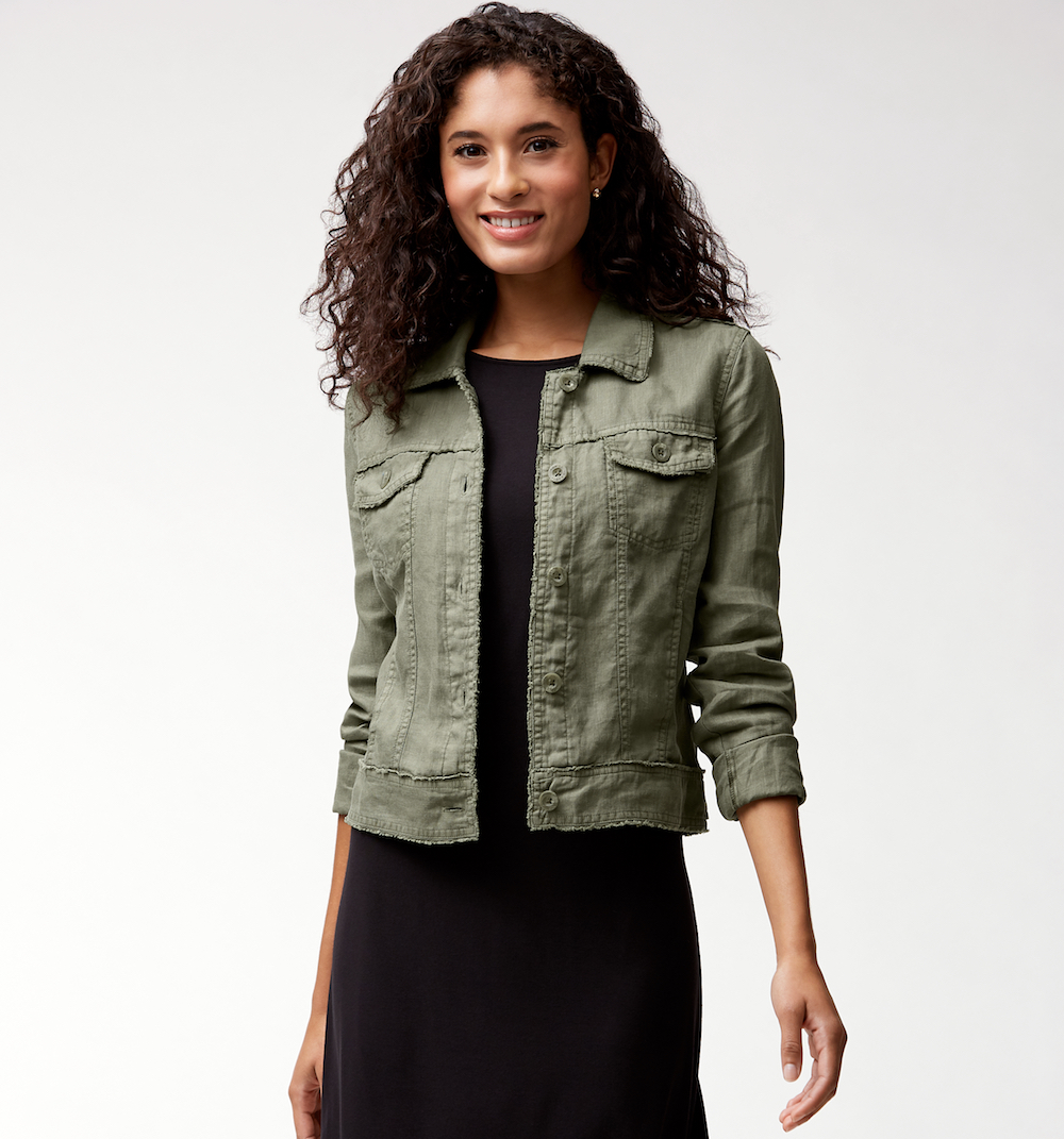 Tommy Bahama Two Palms Raw Edge Jacket - Tea Leaf