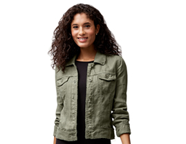 Tommy Bahama Two Palms Raw Edge Jacket - Tea Leaf