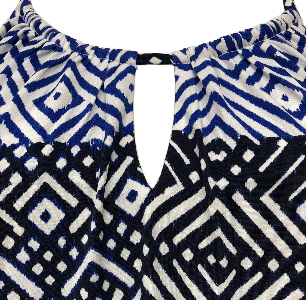 Tommy Bahama Mayan Maze Halter Dress - Click Image to Close
