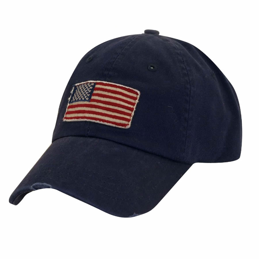 Dorfman Pacific Global Trends USA Panel Cap - Navy